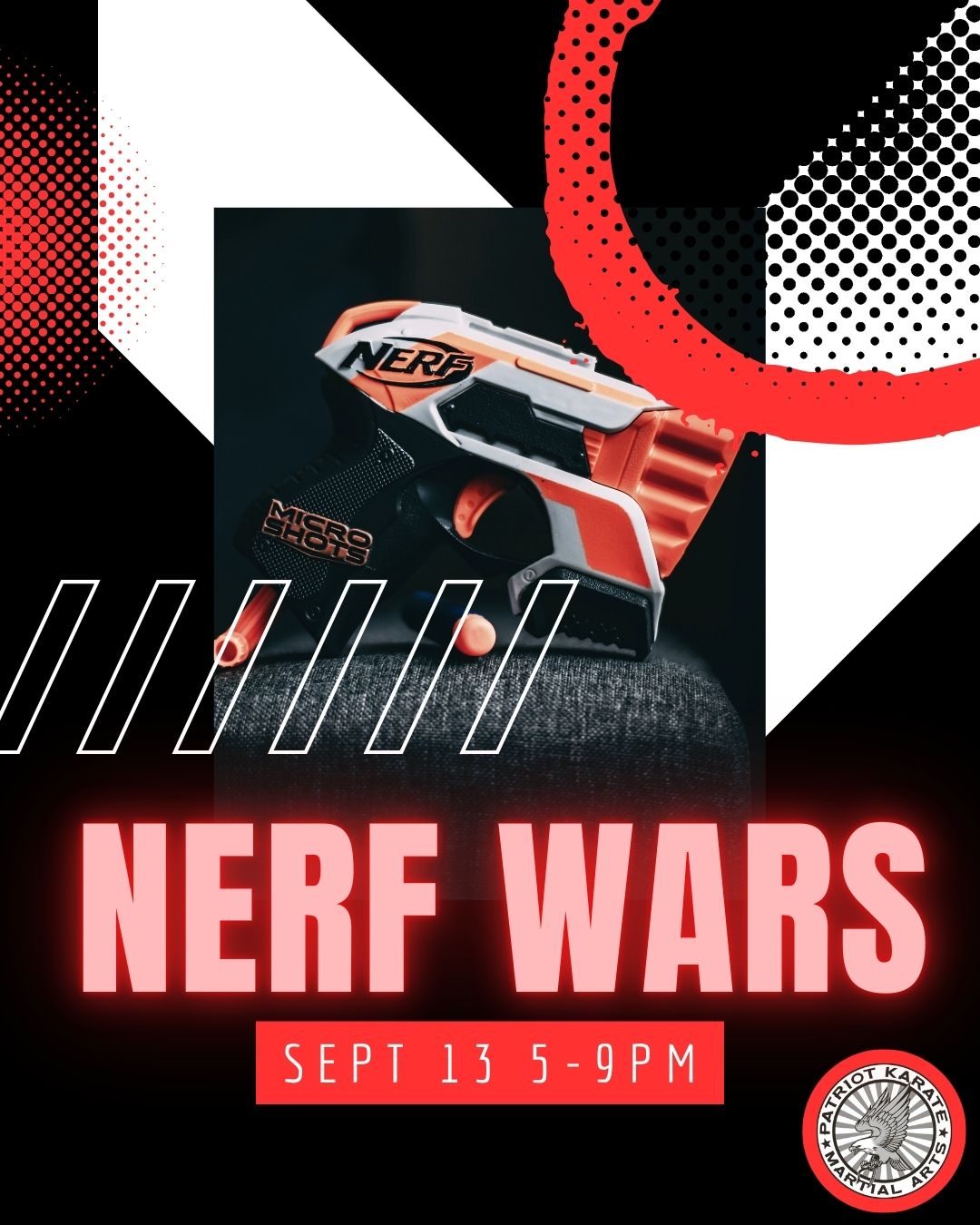 Lock, Load, and Let’s Go! Nerf Wars at Patriot Karate